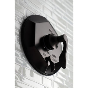 KB46350DFL Single-Handle 3-Hole Wall Mount Tub and Shower Faucet, Oil Rubbed Bronze