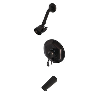 KB46350DFL Single-Handle 3-Hole Wall Mount Tub and Shower Faucet, Oil Rubbed Bronze