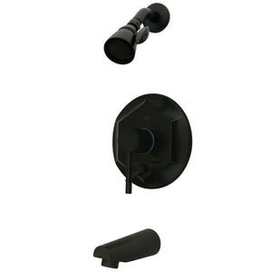 Concord KB46350DL Single-Handle 3-Hole Wall Mount Tub and Shower Faucet, Oil Rubbed Bronze