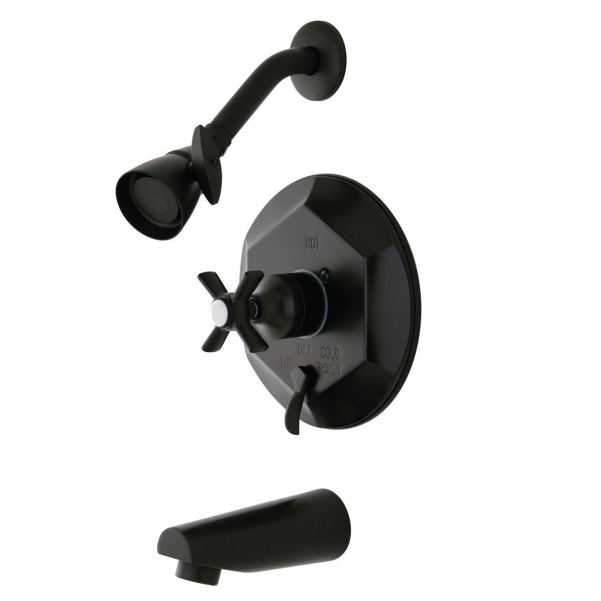 Millennium KB46350ZX Single-Handle 3-Hole Wall Mount Tub and Shower Faucet, Oil Rubbed Bronze