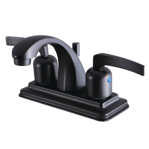 Centurion KB4645EFL Two-Handle 3-Hole Deck Mount 4" Centerset Bathroom Faucet with Plastic Pop-Up, Oil Rubbed Bronze