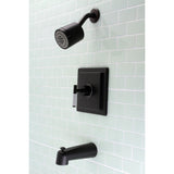 Kaiser KB4650CKL Single-Handle 3-Hole Wall Mount Tub and Shower Faucet, Matte Black