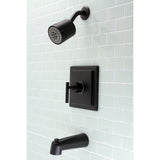 Kaiser KB4650CKL Single-Handle 3-Hole Wall Mount Tub and Shower Faucet, Matte Black