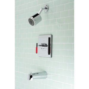 Kaiser KB4651CKL Single-Handle 3-Hole Wall Mount Tub and Shower Faucet, Polished Chrome