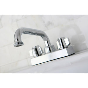 KB471 Two-Handle 2-Hole Deck Mount Laundry Faucet, Polished Chrome