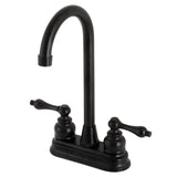 Victorian KB490AL Two-Handle 2-Hole Deck Mount Bar Faucet, Matte Black