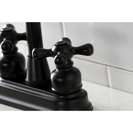 Victorian KB490AX Two-Handle 2-Hole Deck Mount Bar Faucet, Matte Black