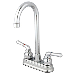 Magellan KB491 Two-Handle 2-Hole Deck Mount Bar Faucet, Polished Chrome