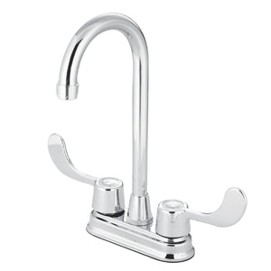 Vista KB491ADA Two-Handle 2-Hole Deck Mount Bar Faucet, Polished Chrome