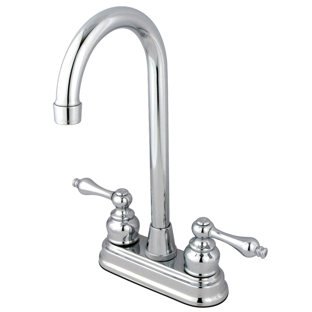 Victorian KB491AL Two-Handle 2-Hole Deck Mount Bar Faucet, Polished Chrome