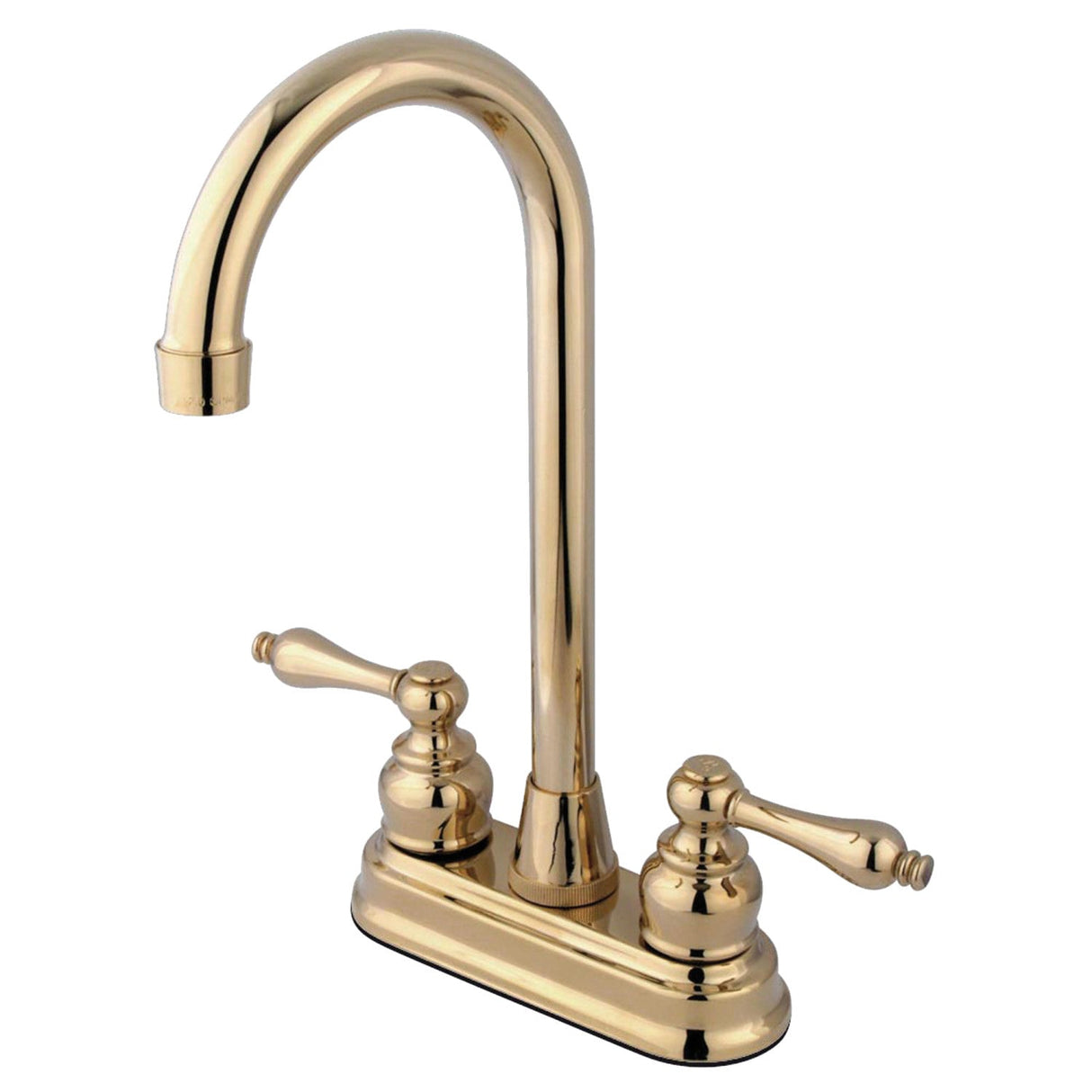 Victorian KB492AL Two-Handle 2-Hole Deck Mount Bar Faucet, Polished Brass