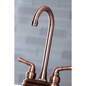 Magellan KB496 Two-Handle 2-Hole Deck Mount Bar Faucet, Antique Copper