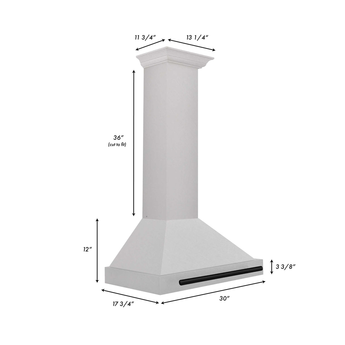 ZLINE Autograph Edition 30 in. Fingerprint Resistant Stainless Steel Range Hood and Accents (KB4SNZ-30)