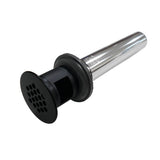 Trimscape KB5000MB Brass Grid Bathroom Sink Drain with Overflow, 17 Gauge, Matte Black