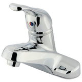 Wyndham KB511LP Single-Handle 3-Hole Deck Mount 4" Centerset Bathroom Faucet, Polished Chrome