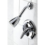 KB531LSO Single-Handle 2-Hole Wall Mount Shower Faucet, Polished Chrome