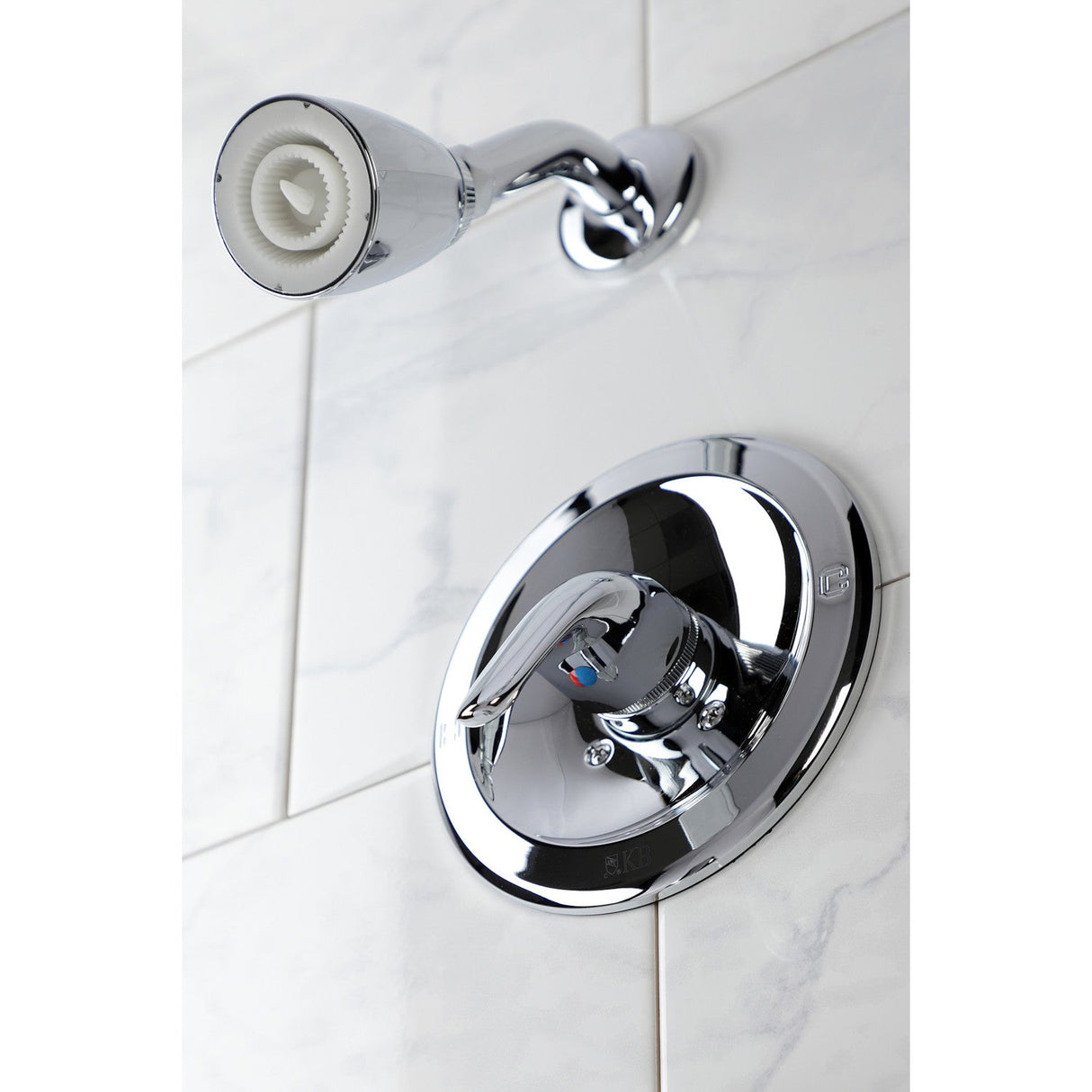 KB531LSO Single-Handle 2-Hole Wall Mount Shower Faucet, Polished Chrome