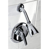 KB531LSO Single-Handle 2-Hole Wall Mount Shower Faucet, Polished Chrome