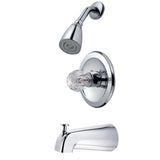 KB531T Single-Handle 3-Hole Wall Mount Tub and Shower Faucet Trim Only, Polished Chrome