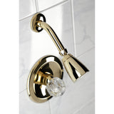 KB532SO Single-Handle 2-Hole Wall Mount Shower Faucet, Polished Brass