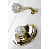 KB532SO Single-Handle 2-Hole Wall Mount Shower Faucet, Polished Brass