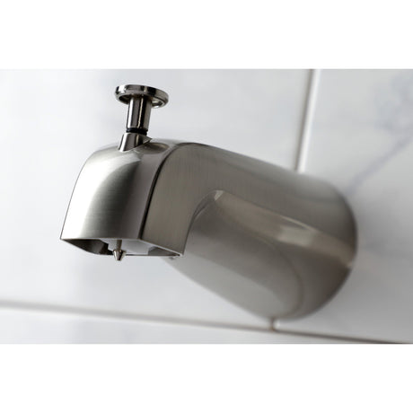 KB538AL Single-Handle 3-Hole Wall Mount Tub and Shower Faucet, Brushed Nickel