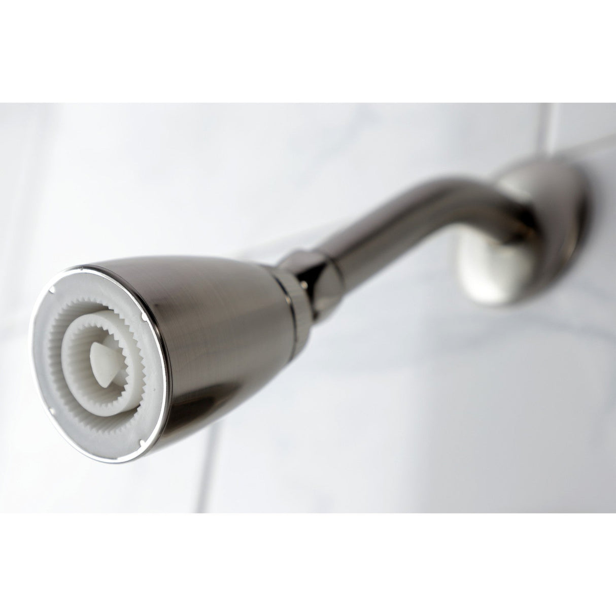 KB538AL Single-Handle 3-Hole Wall Mount Tub and Shower Faucet, Brushed Nickel