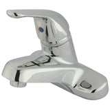 Chatham KB541LP Single-Handle 3-Hole Deck Mount 4" Centerset Bathroom Faucet, Polished Chrome