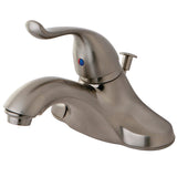 Yosemite KB5548YL Single-Handle 3-Hole Deck Mount 4" Centerset Bathroom Faucet with Plastic Pop-Up, Brushed Nickel