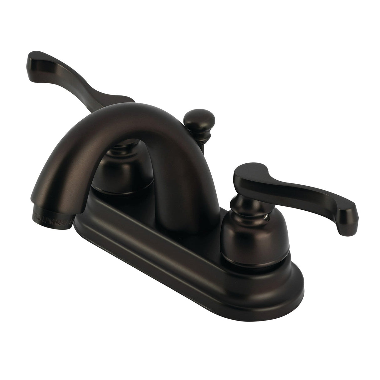 Vintage KB5615FL Two-Handle 3-Hole Deck Mount 4" Centerset Bathroom Faucet with Plastic Pop-Up, Oil Rubbed Bronze