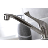 KB572SNSP Single-Handle 2-or-4 Hole Deck Mount 8" Centerset Kitchen Faucet with Side Sprayer, Brushed Nickel