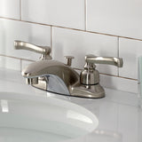 Magellan KB628FL Two-Handle 3-Hole Deck Mount 4" Centerset Bathroom Faucet with Plastic Pop-Up, Brushed Nickel