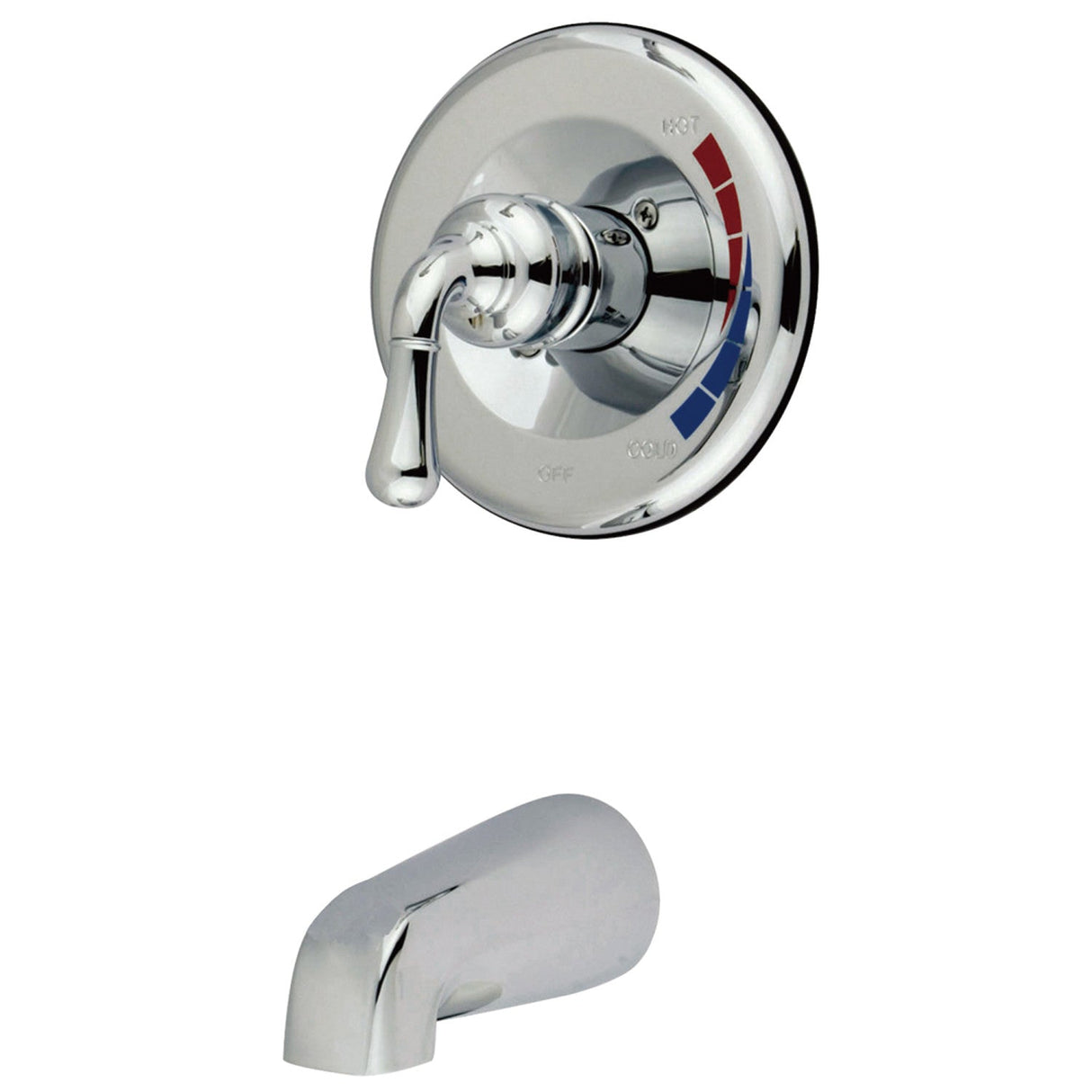 Magellan KB631TO Single-Handle 2-Hole Wall Mount Tub and Shower Faucet Tub Only, Polished Chrome
