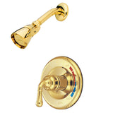 Magellan KB632SO Single-Handle 2-Hole Wall Mount Shower Faucet, Polished Brass