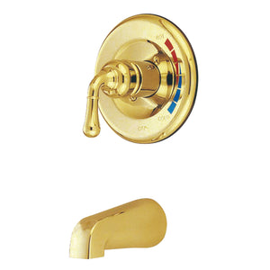 Magellan KB632TO Single-Handle 2-Hole Wall Mount Tub and Shower Faucet Tub Only, Polished Brass