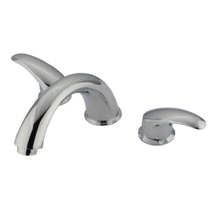 KB6361LL Two-Handle 3-Hole Deck Mount Roman Tub Faucet, Polished Chrome