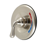 KB638E Single-Handle 1-Hole Wall Mount Tub and Shower Faucet Valve and Trim Only, Brushed Nickel