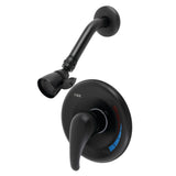 Chatham KB650SO Wall Mount Shower Faucet, Matte Black