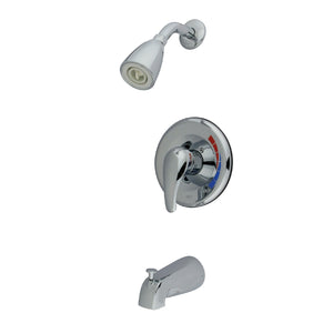 Chatham KB651 Single-Handle 3-Hole Wall Mount Tub and Shower Faucet, Polished Chrome