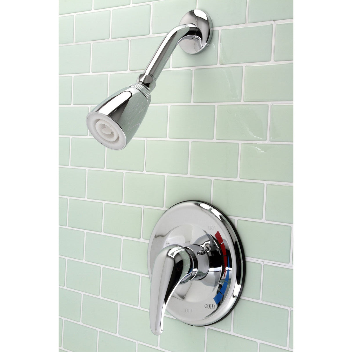 KB651SWSO Single-Handle 2-Hole Wall Mount Shower Faucet, Polished Chrome