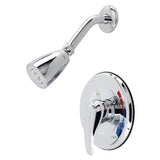 KB651SWSO Single-Handle 2-Hole Wall Mount Shower Faucet, Polished Chrome