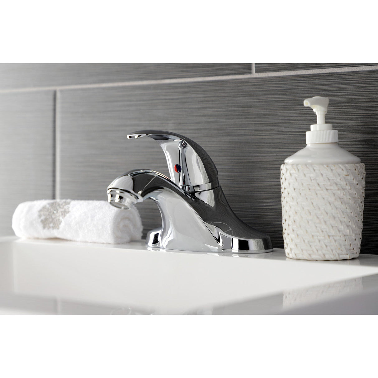 Legacy KB6541LP Single-Handle 3-Hole Deck Mount 4" Centerset Bathroom Faucet, Polished Chrome