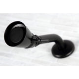 Vintage KB660AL Two-Handle 4-Hole Wall Mount Tub and Shower Faucet, Matte Black