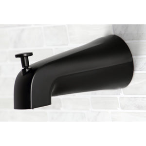 Vintage KB660PL Two-Handle 4-Hole Wall Mount Tub and Shower Faucet, Matte Black