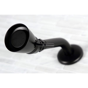 Vintage KB660PL Two-Handle 4-Hole Wall Mount Tub and Shower Faucet, Matte Black