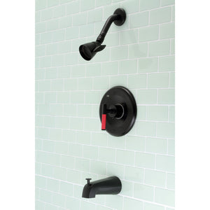 Kaiser KB6630CKL Single-Handle Wall Mount Tub and Shower Faucet, Matte Black