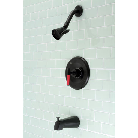 Kaiser KB6630CKL Single-Handle Wall Mount Tub and Shower Faucet, Matte Black