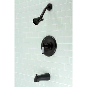 Kaiser KB6630CKL Single-Handle Wall Mount Tub and Shower Faucet, Matte Black
