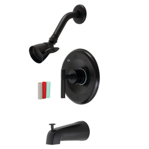 Kaiser KB6630CKL Single-Handle Wall Mount Tub and Shower Faucet, Matte Black