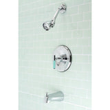 Kaiser KB6631CKL Single-Handle Wall Mount Tub and Shower Faucet, Polished Chrome